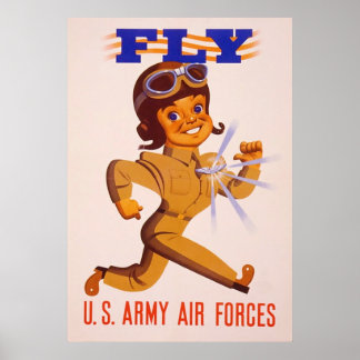 Fly ~ World War 2. Poster