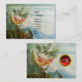 FLYANGELS MONOGRAM GEMSTONE red ruby Visitekaartje (Voorkant / Achterkant)