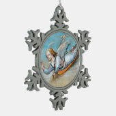 FLYANNUNCIATION ANGEL TIN SNEEUWVLOK ORNAMENT (Links)