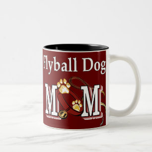 Flyball Dog mam-cadeaus Tweekleurige Koffiemok