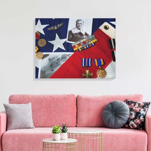 Flyboy afbeelding canvas afdruk (Insitu (Woonkamer))