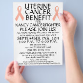 Flyer Baarmoederkanker Uitkering (Hand)