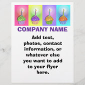 Flyer - Birthday Cupcakes (Voorkant)