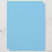 Flyer bleu bébé (Devant / Derrière)