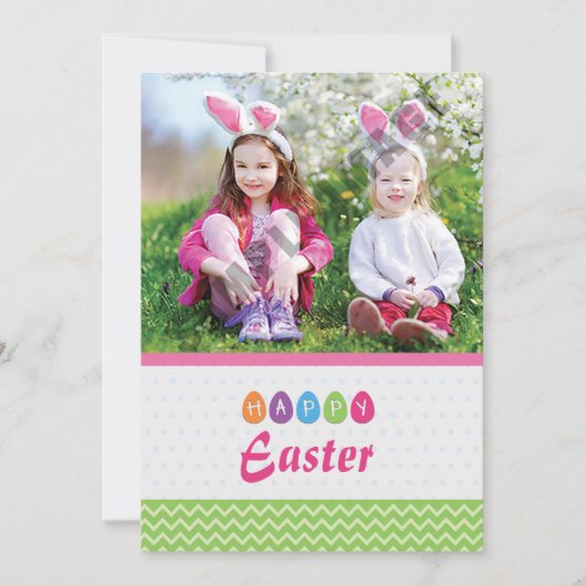 Flyer Carte photo de Pâques (Devant)