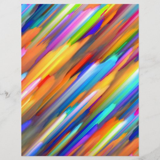 Flyer Colorful digital art-splashing G391 (Voorkant)