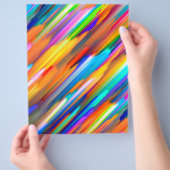 Flyer Colorful digital art-splashing G391 (Hand)