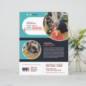 Flyer de formation en RCR | Flyer de premiers soin (Debout devant)