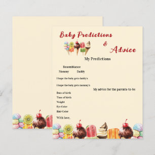 Flyer de jeu pour Baby Shower sur le thème de la g