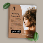 Flyer de salon de beauté d'image moderne<br><div class="desc">Design minimaliste et moderne que vous pouvez customiser pour vos besoins. Sélectionnez l'option "Modifier à l'aide de l'outil de conception" pour l'customiser davantage. *modification recommandée à l'aide de votre ordinateur</div>