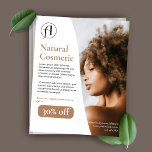 Flyer de salon de beauté d'image moderne<br><div class="desc">Design minimaliste et moderne que vous pouvez customiser pour vos besoins. Sélectionnez l'option "Modifier à l'aide de l'outil de conception" pour l'customiser davantage. *modification recommandée à l'aide de votre ordinateur</div>