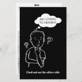 Flyer du Quiz de la Bible du Ciel (Devant / Derrière)