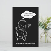 Flyer du Quiz de la Bible du Ciel (Debout devant)