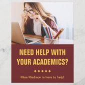 Flyer du Tuteur du secondaire (Devant)