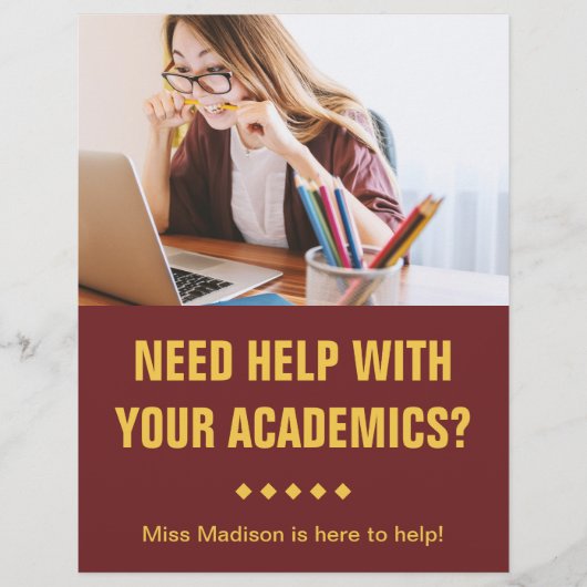 Flyer du Tuteur du secondaire (Devant)