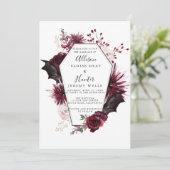 Flyer Faire-part de mariage Halloween (Debout devant)