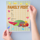 Flyer Familiefeest (Hand)