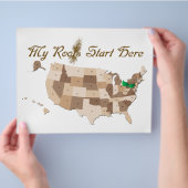 Flyer Familiereünie Heritage Roots 2012 (Hand)