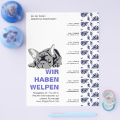 Flyer Franse Bulldogs (Enkel)