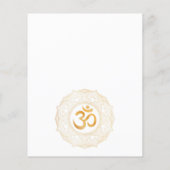 FLYER: GOUD MANDALA & OHM FLYER (Achterkant)