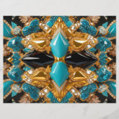 Flyer met Bahamas Kleuren Design (Achterkant)