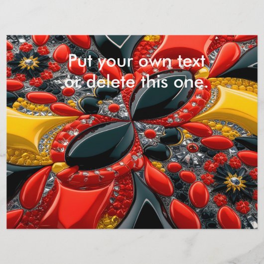 Flyer met Duitsland Kleuren Design (Voorkant)