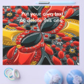 Flyer met Duitsland Kleuren Design (Enkel)