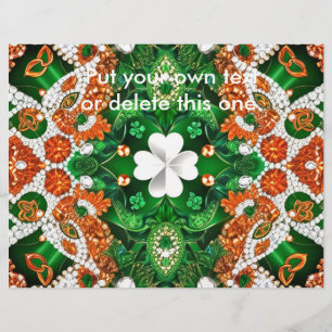 Flyer met Ierland Kleuren Design