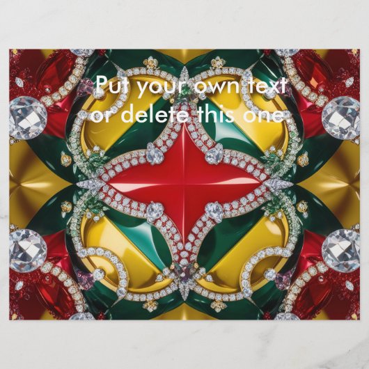 Flyer met Los Angeles Kleuren Design (Voorkant)