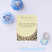 Flyer met luipaardprint (Enkel)