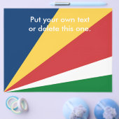 Flyer met Seychellen Kleuren Design (Enkel)