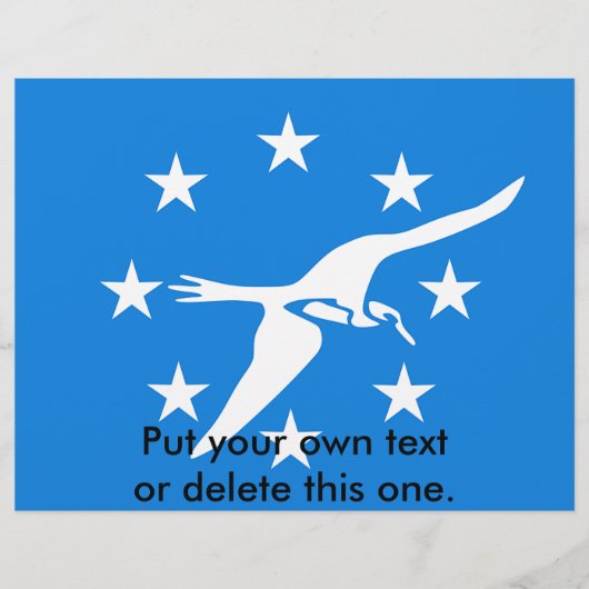 Flyer met vlag van Corpus Christi, Verenigde State (Voorkant)