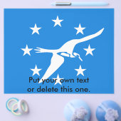 Flyer met vlag van Corpus Christi, Verenigde State (Enkel)