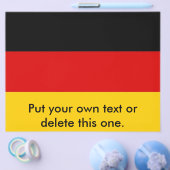 Flyer met vlag van Duitsland (Enkel)