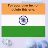 Flyer met vlag van India (Enkel)