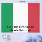 Flyer met vlag van Italië (Enkel)
