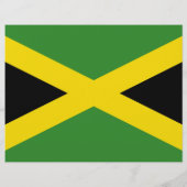 Flyer met vlag van Jamaica (Achterkant)