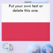 Flyer met vlag van Polen (Enkel)