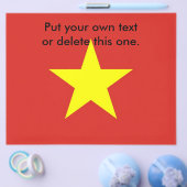 Flyer met vlag van Vietnam (Enkel)