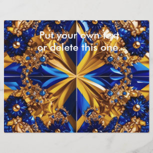 Flyer met Zweden Kleuren Design