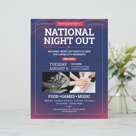 Flyer National Night Out (Debout devant)