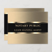 Flyer or métallique élégant (Devant / Derrière)