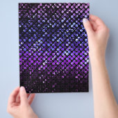 Flyer Paarse Crystal Bling Strass (Hand)