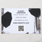 Flyer photographe du studio photo (Dos)