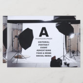 Flyer photographe du studio photo (Devant / Derrière)