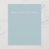 FLYER: PLUIMBLOSSOM FLYER (Achterkant)