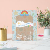 Flyer pour enfants éditable ! Panneau mignon et es (Mariage)