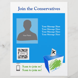 Flyer Sjabloon Conservatieve Partij
