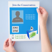 Flyer Sjabloon Conservation Party (Hand)