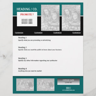 Flyer-sjabloon - creëer uw eigen 8,5-inch x11 inch flyer